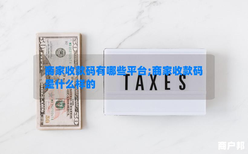 商家收款码有哪些平台;商家收款码是什么样的