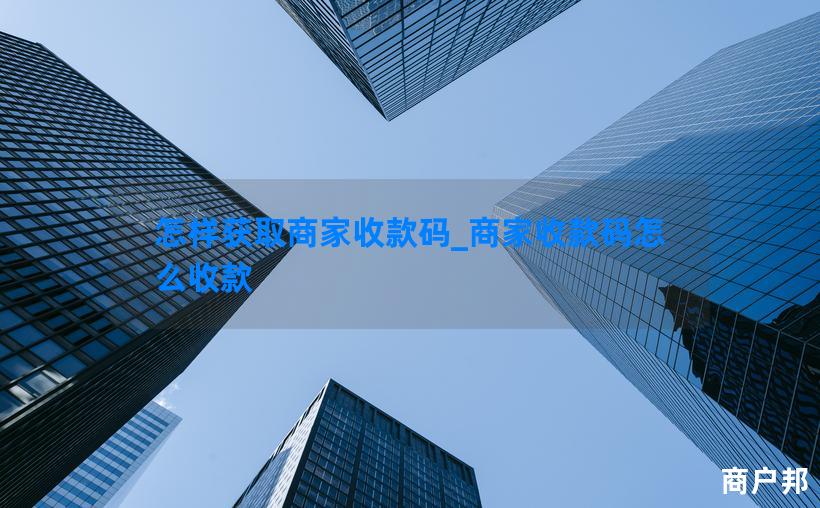 怎样获取商家收款码_商家收款码怎么收款