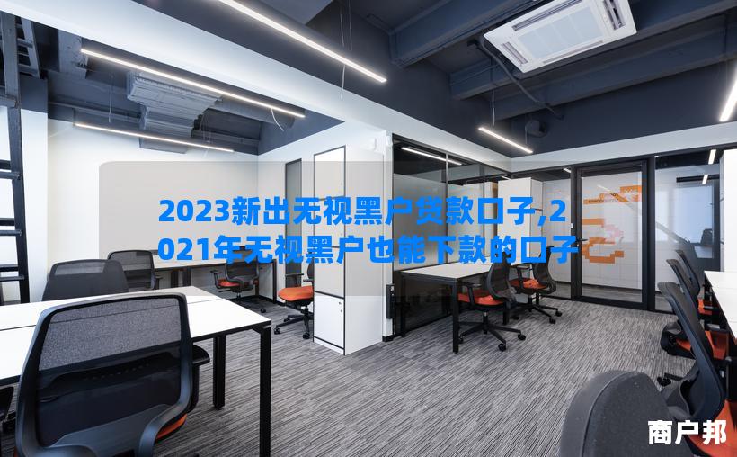 2023新出无视黑户贷款口子,2021年无视黑户也能下款的口子