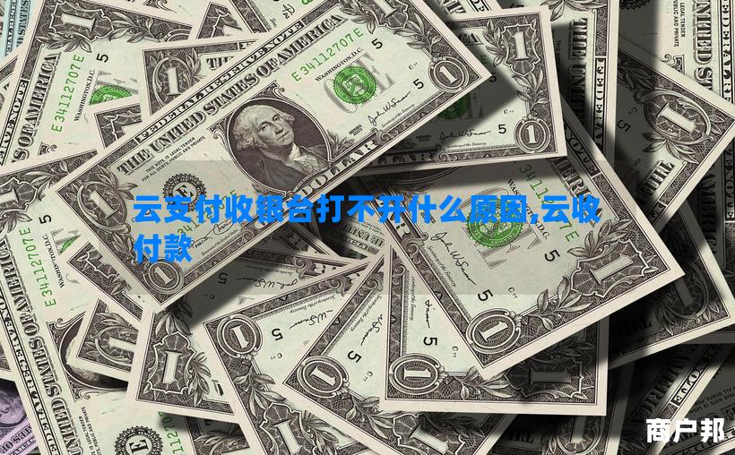 云支付收银台打不开什么原因,云收付款