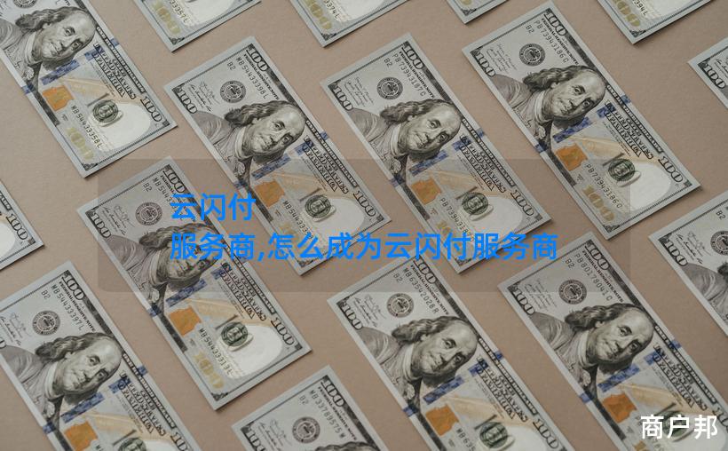 云闪付 服务商,怎么成为云闪付服务商