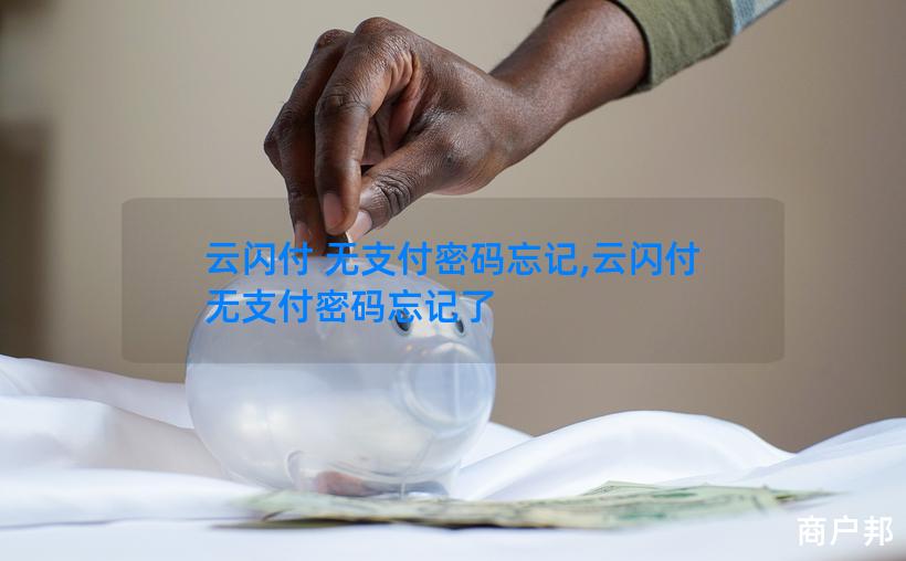 云闪付 无支付密码忘记,云闪付 无支付密码忘记了