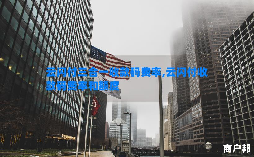 云闪付三合一收款码费率,云闪付收款码费率和额度