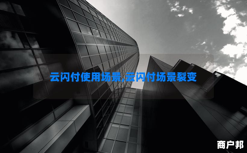云闪付使用场景,云闪付场景裂变
