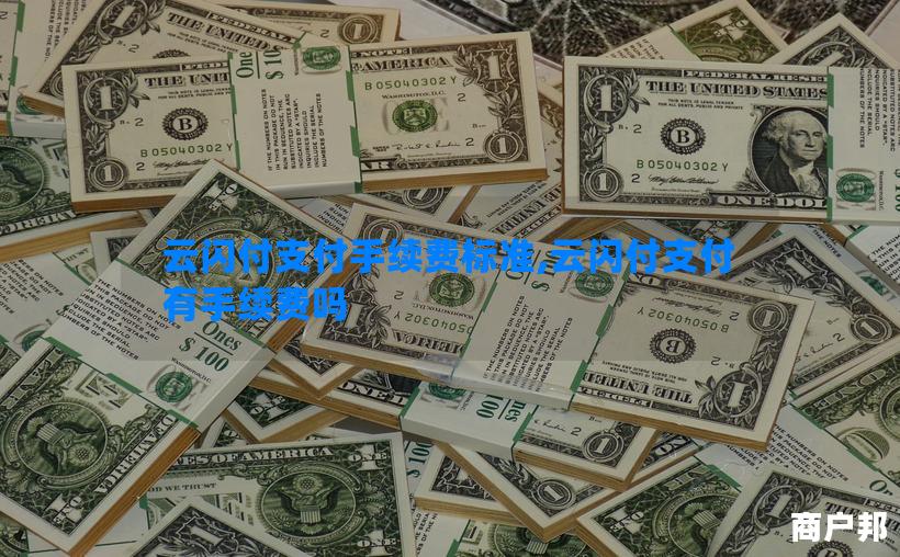 云闪付支付手续费标准,云闪付支付有手续费吗