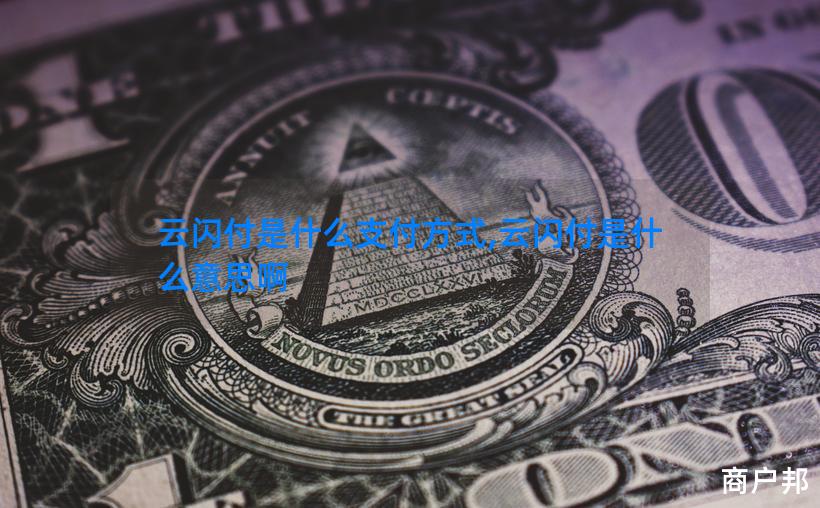 云闪付是什么支付方式,云闪付是什么意思啊