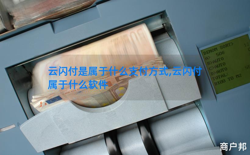 云闪付是属于什么支付方式,云闪付属于什么软件