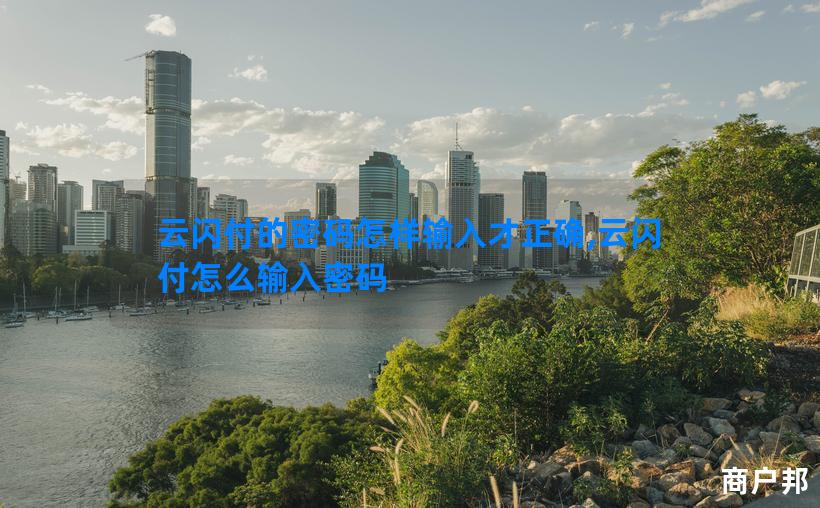 云闪付的密码怎样输入才正确,云闪付怎么输入密码