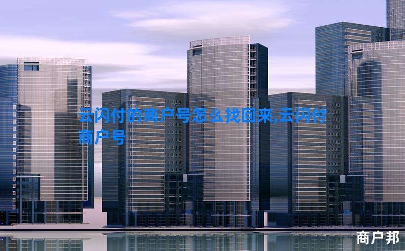 云闪付的商户号怎么找回来,云闪付 商户号
