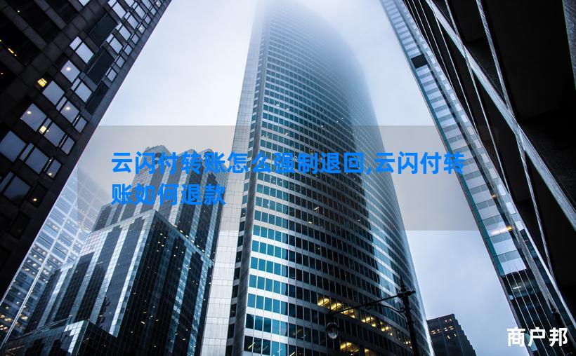 云闪付转账怎么强制退回,云闪付转账如何退款