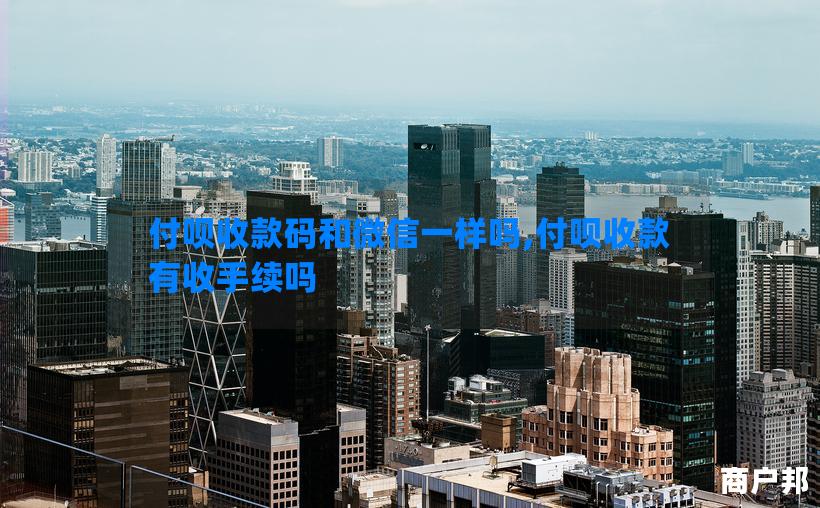 付呗收款码和微信一样吗,付呗收款有收手续吗