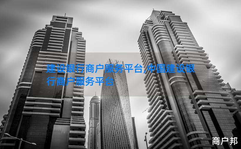 建设银行商户服务平台,中国建设银行商户服务平台