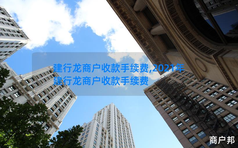 建行龙商户收款手续费,2021年建行龙商户收款手续费