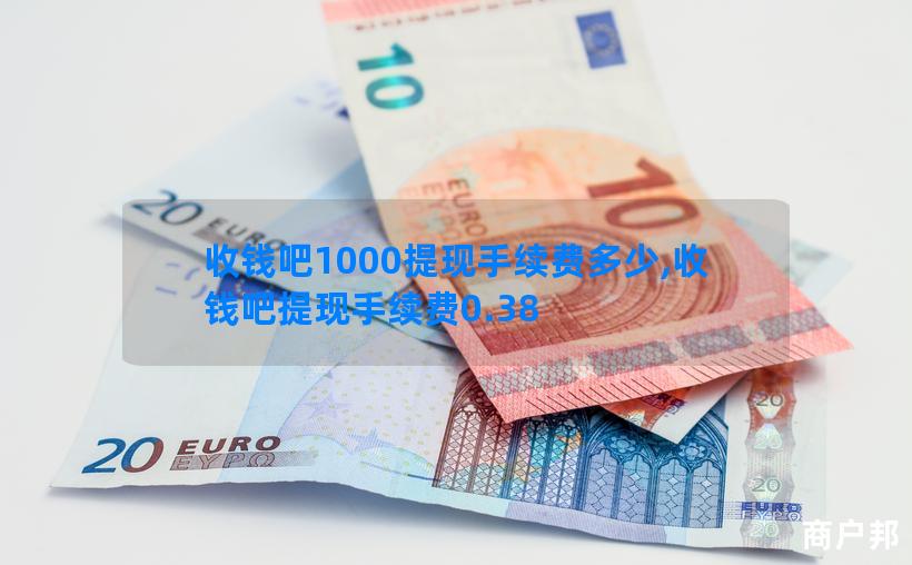 收钱吧1000提现手续费多少,收钱吧提现手续费0.38
