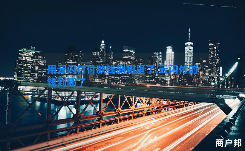 用云闪付付款钱到哪里了,云闪付的钱到哪了