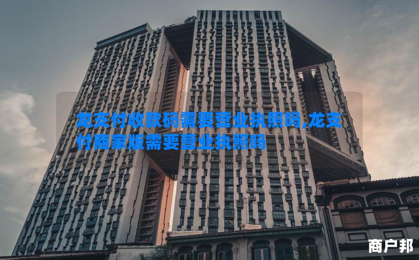 龙支付收款码需要营业执照吗,龙支付商家版需要营业执照吗