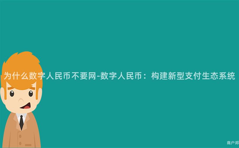 为什么数字人民币不要网-数字人民币：构建新型支付生态系统